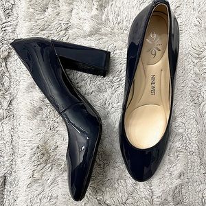 Nine West Closed Toe Block Heels